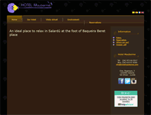 Tablet Screenshot of hotelmauberme.com
